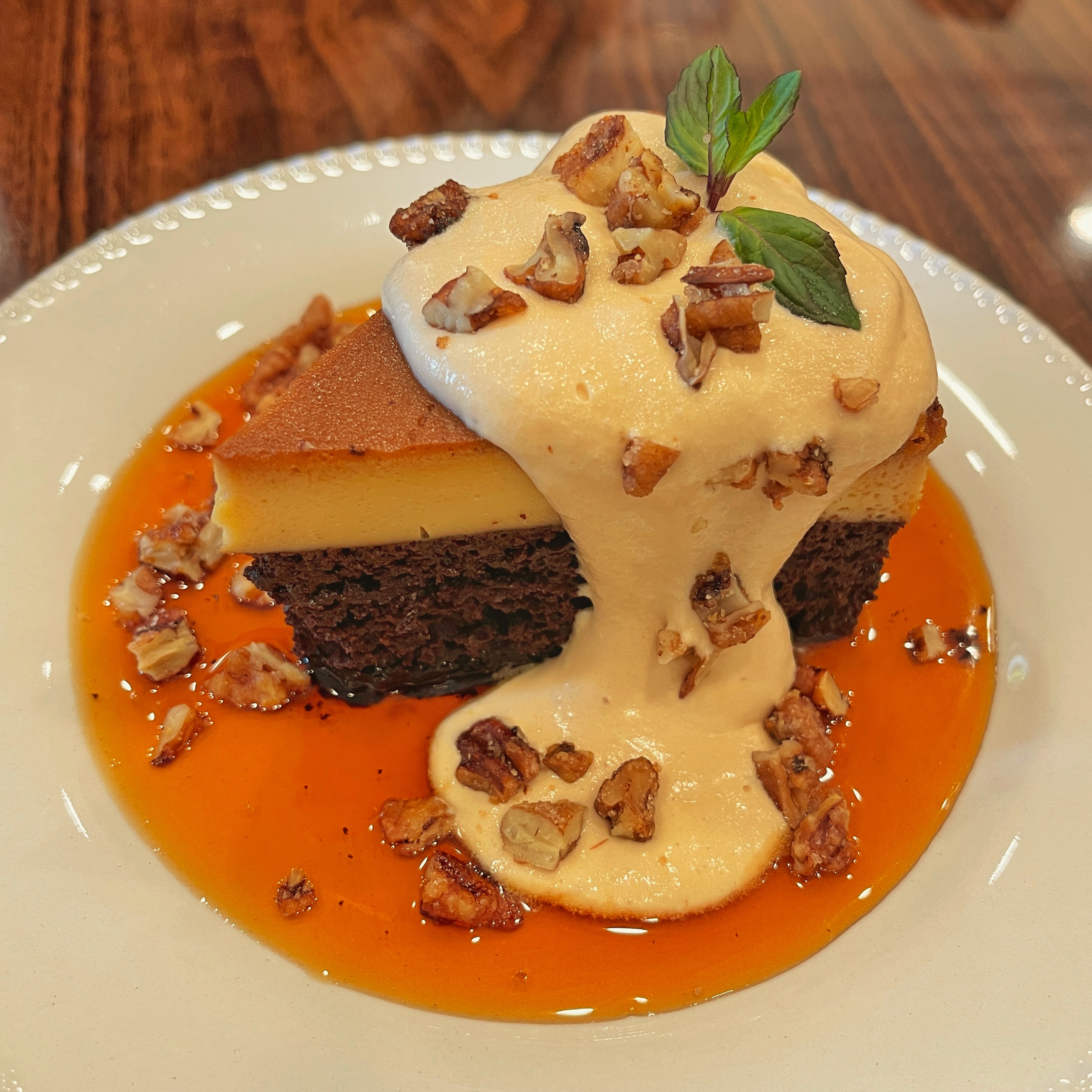 Flan de Pozoles Texcoco